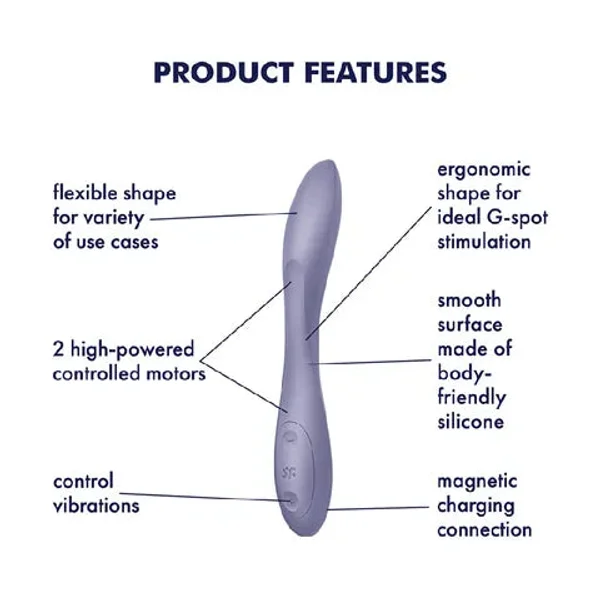 Satisfyer G-Spot Flex 2 Vibrator - Purple — image 2 of 10