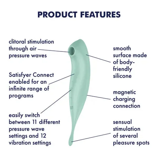 Satisfyer Twirling Pro+ App Control  Vibrator — image 7 of 12