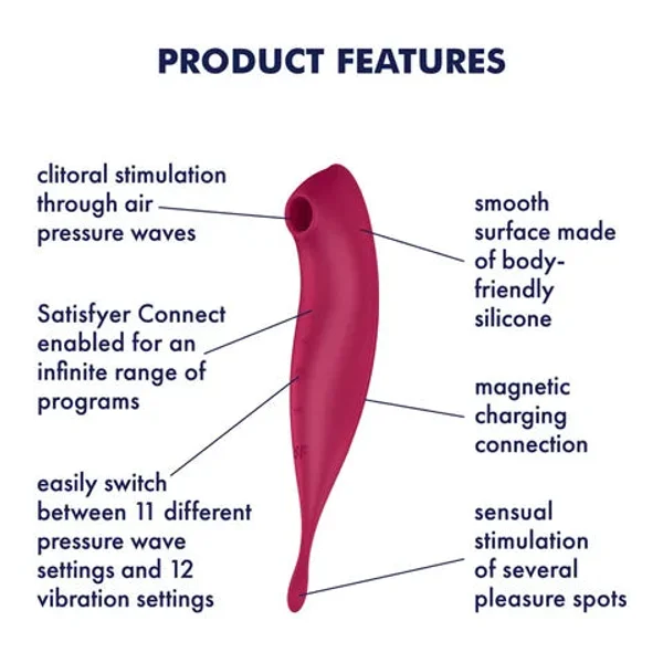 Satisfyer Twirling Pro+ App Control  Vibrator — image 2 of 12
