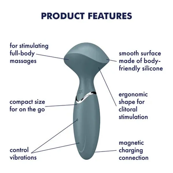 Satisfyer Mini Wand-er Vibrator — image 2 of 12