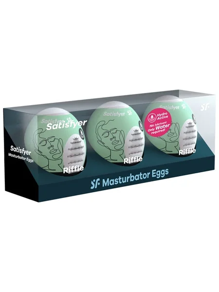 Satisfyer Masturbator Eggs 3-Pack — image 9 of 10