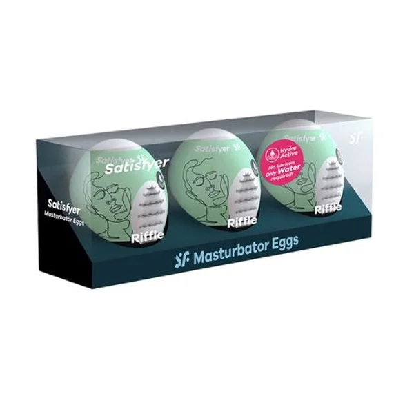 Satisfyer Masturbator Eggs 3-Pack — image 2 of 10