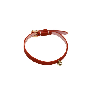 Magic Touch Fun Red Collar Narrow Small Link