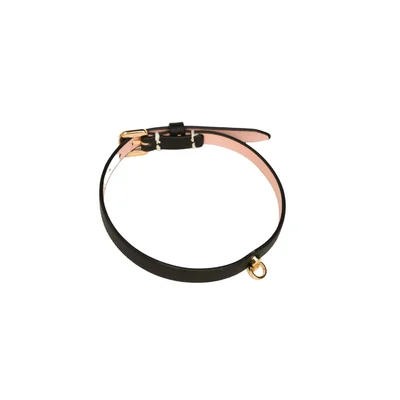 Magic Touch Fun Black Collar Narrow Small Link