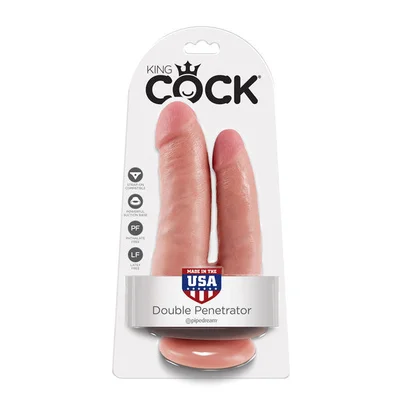 King Cock Double Penetrator Flesh Dildo