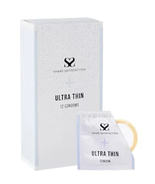 Share Satisfaction Ultra Thin Condoms - 12 Pack — image 8 of 14
