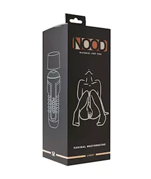 Nood Vagina Masturbator In Casing - 8.5 Inch — image 9 of 14
