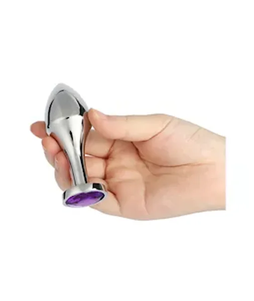 Kink Range Spades Gem Butt Plug - 3.7 Inch - Purple — image 10 of 12