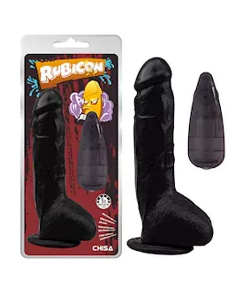 Rubicon Vibrating Dildo - 9.9 Inch - Black
 - 9.9 Inch — image 4 of 4