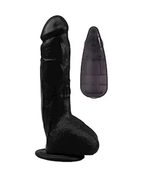 Rubicon Vibrating Dildo - 9.9 Inch - Black
 - 9.9 Inch — image 3 of 4