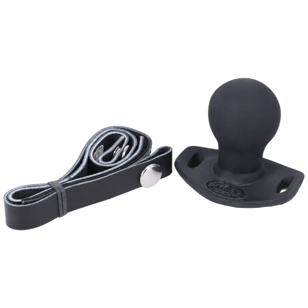 Silicone Beginner Ball Gag By Tantus - Onyx — image 15 of 15