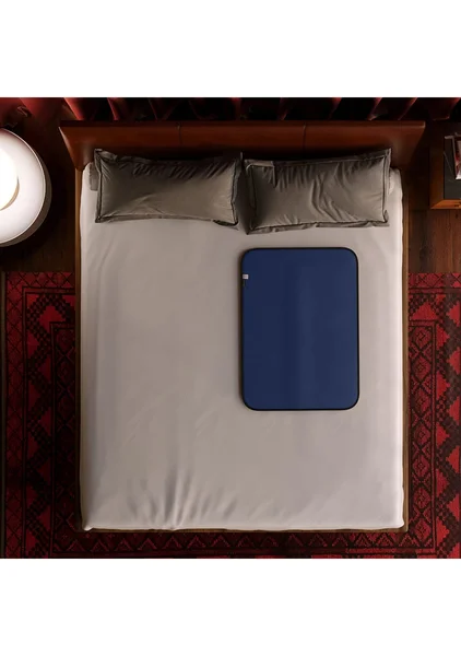 Fascinator Mini Throw Moisture-Proof Sensual Blanket - Microvelvet Royal Blue 36" x 26" — image 10 of 21