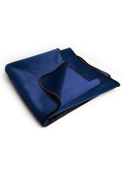 Fascinator Mini Throw Moisture-Proof Sensual Blanket - Microvelvet Royal Blue 36" x 26" — image 7 of 21