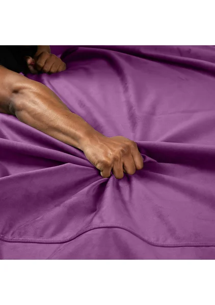 Fascinator Mini Throw Moisture-Proof Sensual Blanket - Microvelvet Royal Blue 36" x 26" — image 19 of 21