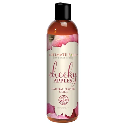 Intimate Earth Flavoured Lubricant Cheeky Apples 4oz 120ml
