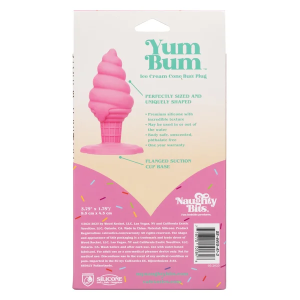 Naughty Bits - Yum Bum - Ice Cream Cone Butt Plug — image 22 of 23