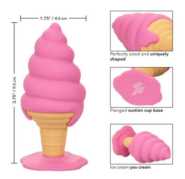 Naughty Bits - Yum Bum - Ice Cream Cone Butt Plug — image 2 of 25