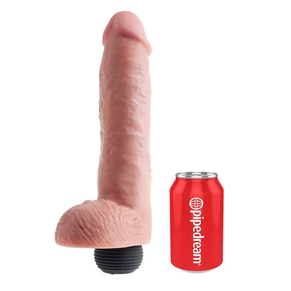 King Cock 11 Inch Huge Squirting Realistic Dildo with Balls — image 4 of 6