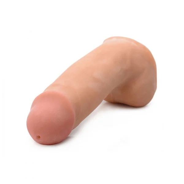 Loadz Natural 7 Inch Realistic Dual Density Squirting Dildo with Balls — image 4 of 7