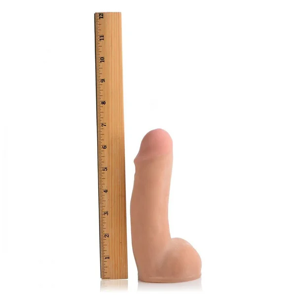 Loadz Natural 7 Inch Realistic Dual Density Squirting Dildo with Balls — image 5 of 7