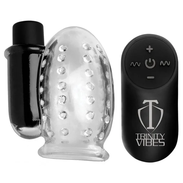 28X Rechargeable Penis Head Glans Teaser with Remote Control — image 2 of 5