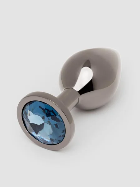 Lovehoney Gunmetal Jewelled Metal Medium Butt Plug 3 Inch — image 7 of 7