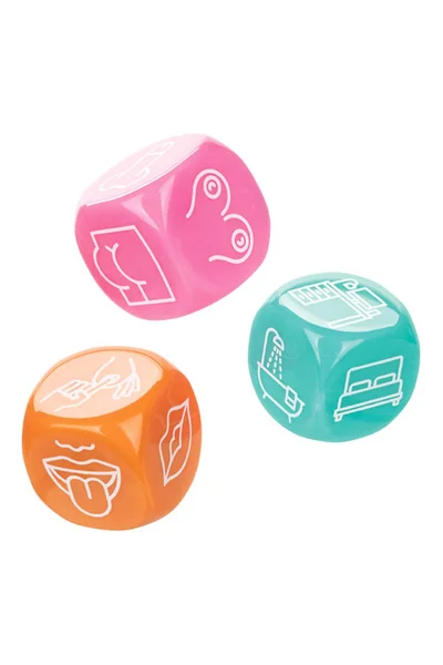 California Exotic Naughty Bits: Roll With It - 3 Piece Icon Based Sex Dice — image 6 of 8