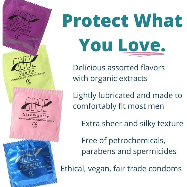 Glyde Organic Assorted Flavors Condoms | 10-Pack — image 9 of 9