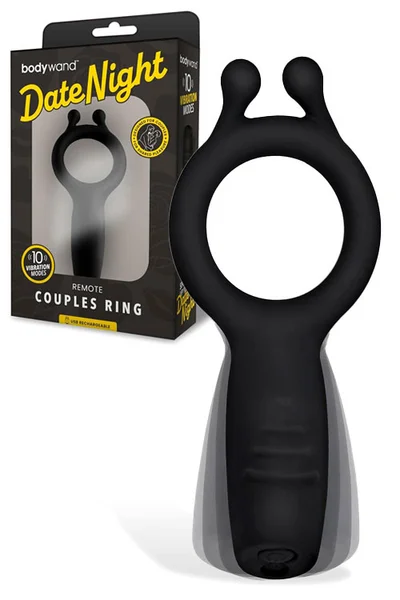 Bodywand Date Night Couple's Ring - 5" Vibrating Cock Ring with Remote Control — image 4 of 6