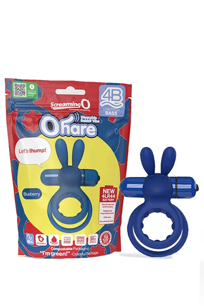 Screaming O 4B Ohare - Strechy Vibrating Cock Ring with Clitoral Stimulator — image 11 of 12