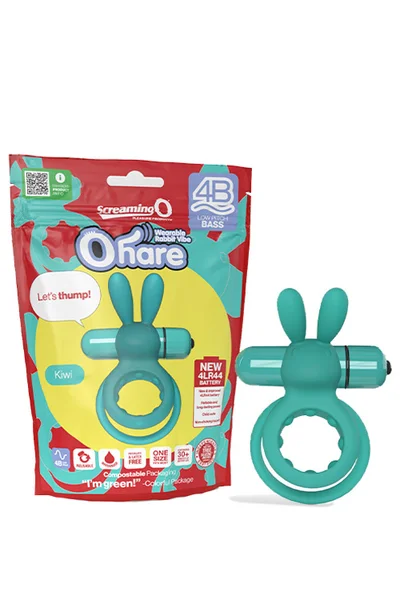 Screaming O 4B Ohare - Strechy Vibrating Cock Ring with Clitoral Stimulator — image 7 of 12
