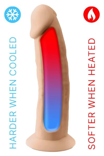 Silex D Model 2 - 7.5" Thermo Reactive, Realistic Dildo — image 6 of 6