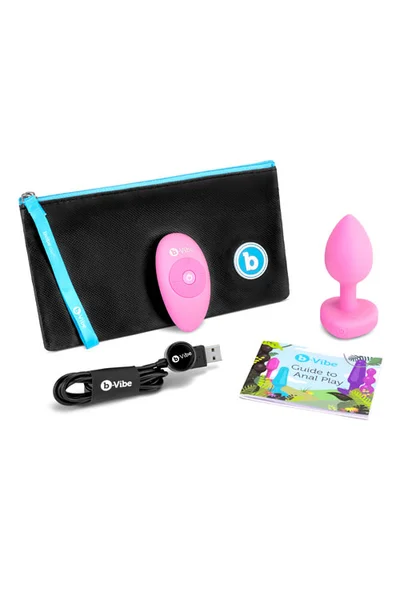 B-Vibe 3.85" Small Vibrating Heart Plug — image 9 of 12
