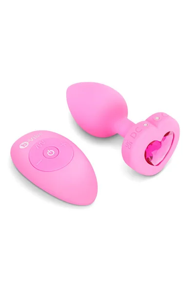 B-Vibe 3.85" Small Vibrating Heart Plug — image 8 of 12