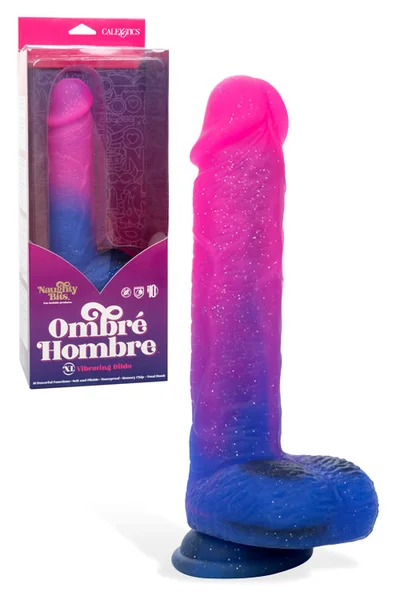 California Exotic Naughty Bits: Ombré Hombre XL - 8.5" Vibrating Dildo — image 13 of 18