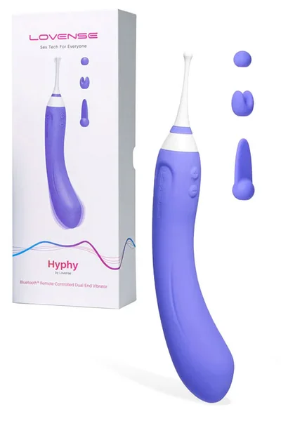 Lovense Hyphy - 8.37" Dual Clitoral & G-spot Vibrator with App Control — image 13 of 16