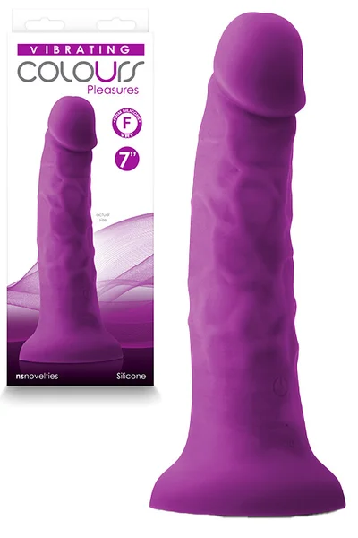 nsnovelties Colours Pleasures - 7" Vibrating Dildo — image 7 of 16