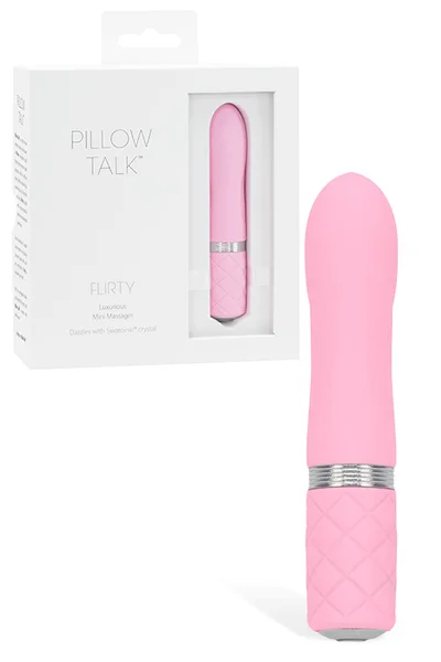 Pillow Talk Flirty - 4.3" Bullet Vibrator with Swarovski Crystal Accent — image 10 of 12