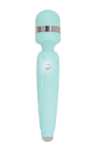 Pillow Talk Cheeky - 8.1" Vibrating Wand Massager with Swarovski Crystal Accent — image 11 of 12