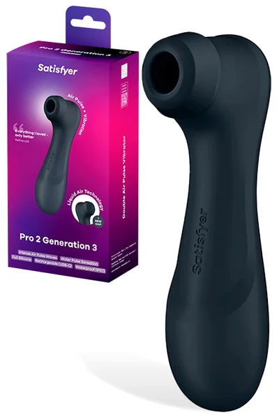 Satisfyer Pro 2 Gen 3 - 6.25" Clitoral Stimulator with Liquid Air Tech & Vibration — image 17 of 25
