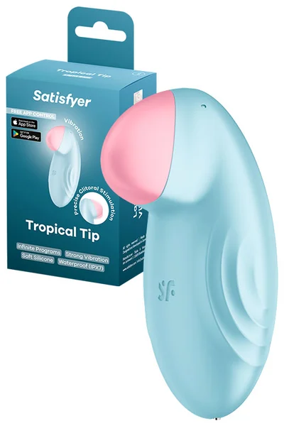Satisfyer Tropical Tip - 3.3" Clitoral Vibrator with App Control — image 16 of 24