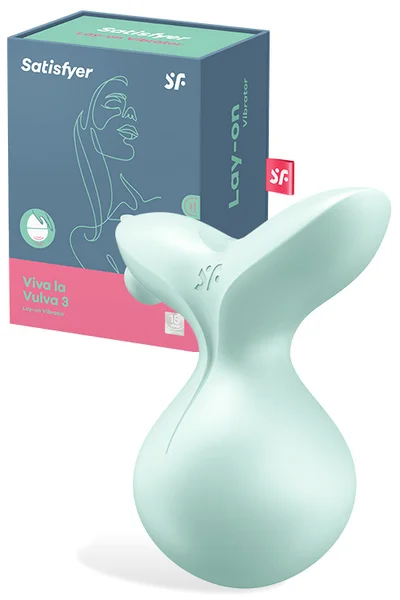 Satisfyer Viva La Vulva 3 - 3.3" Lay-On Clitoral Vibrator — image 10 of 12