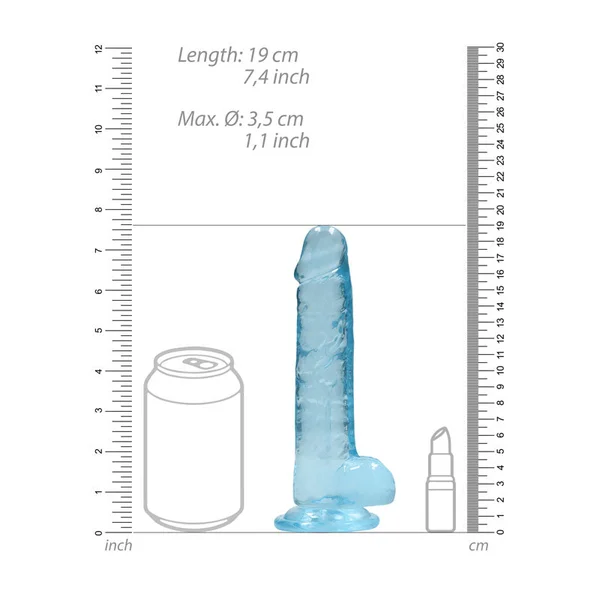 7" / 17 cm Realistic Dildo with Balls