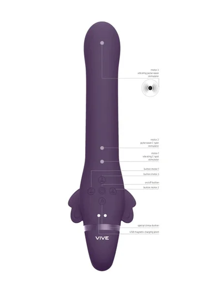Satu Clitoral Stimulation Vibrator w/ Three 10-function New Generation F1 Motors — image 10 of 10