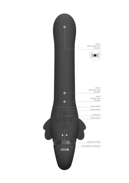 Satu Clitoral Stimulation Vibrator w/ Three 10-function New Generation F1 Motors — image 5 of 10