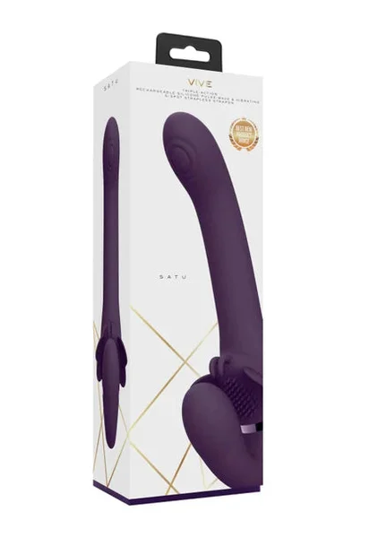 Satu Clitoral Stimulation Vibrator w/ Three 10-function New Generation F1 Motors — image 8 of 10