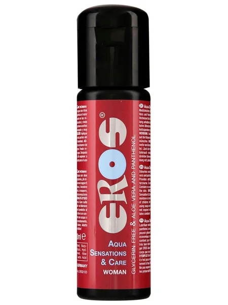 Eros Aqua Sensation And Care 100 ml Water Based Skin Friendly Unique Lubricant — image 2 of 2