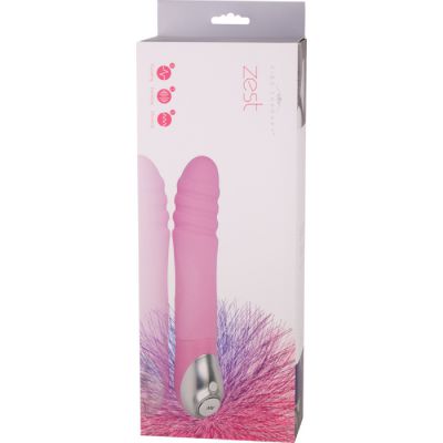 Zest Ribbed Vibrator Pink