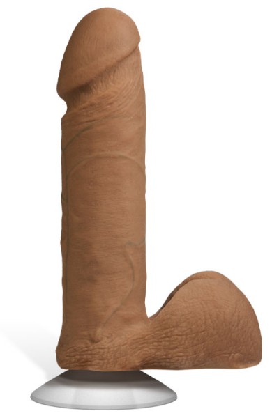 Doc Johnson Dual Density Realistic 6" Dildo with Suction Cup Base
