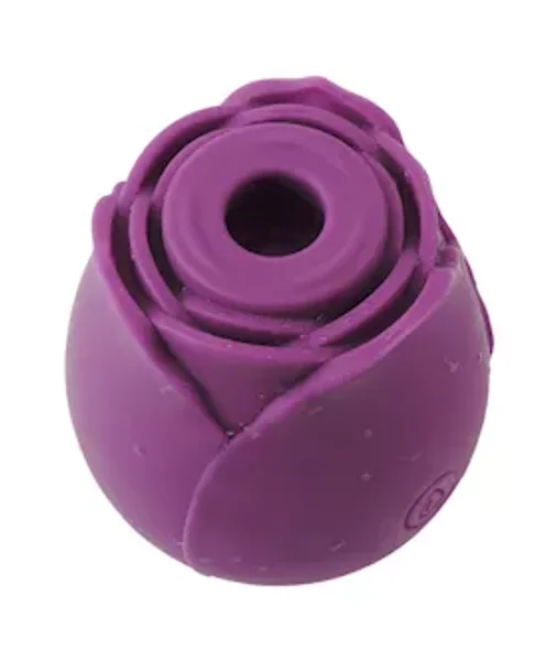 Amore Elegant Rose Suction Vibrator - Purple